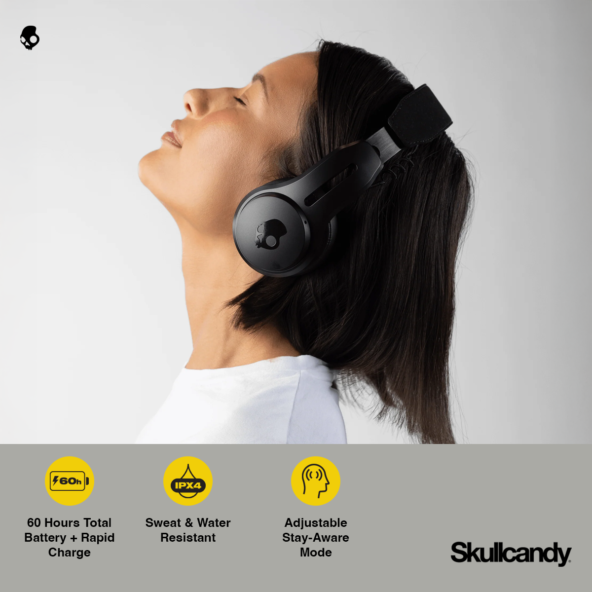 Icon® ANC Noise Cancelling Wireless Over-Ear Headphones