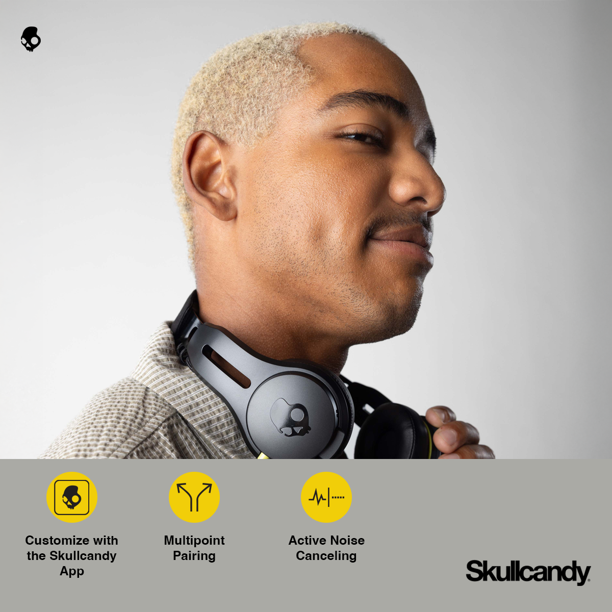 Icon® ANC Noise Cancelling Wireless Over-Ear Headphones