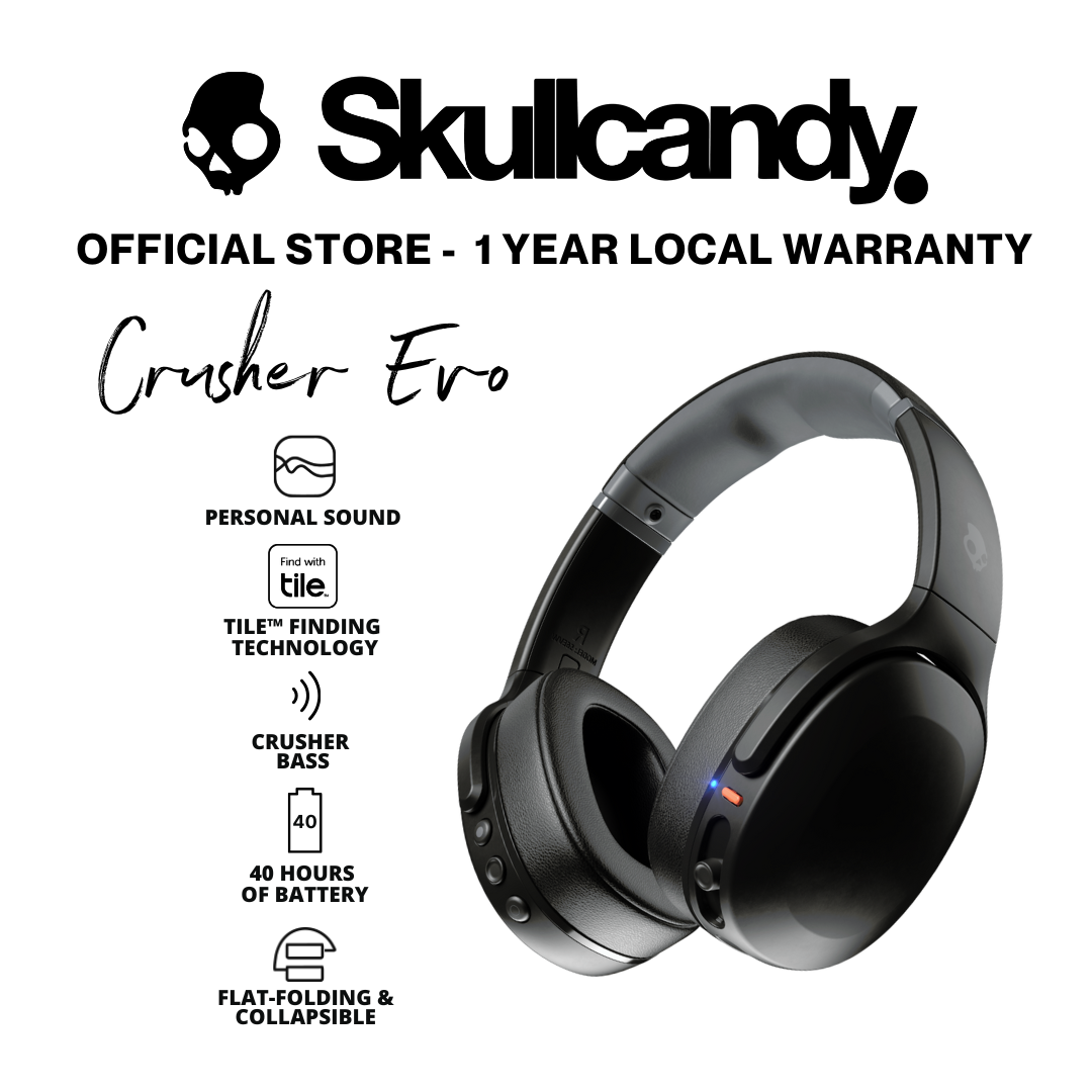 Crusher Evo™ Sensory Bass Headphones with Personal Sound